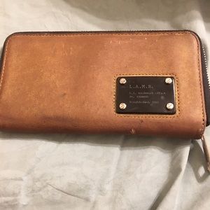 L.A.M.B. ID wallet-bronze and black